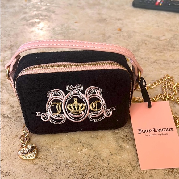 Juicy Couture Handbags - Juicy Couture Black and Pink Women's Mini Bag